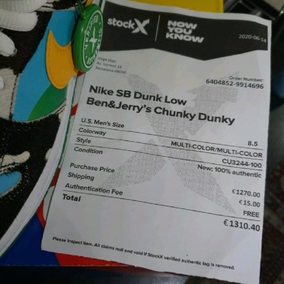 Nike SB Dunk Low x Ben & Jerry’s ‘Chunky Dunky